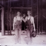 Electricians working in Omaha kn early 1900's.